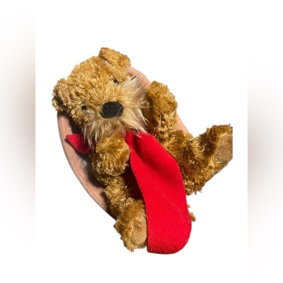 Douglas Hot Dogs Brown Welsh Airedale Yorkshire Terrier Plush Puppy Dog - Picture 1 of 5